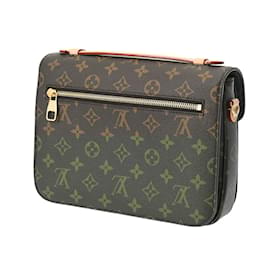 Louis Vuitton-Louis Vuitton Monogram Pochette Metis MM Handbag-Brown