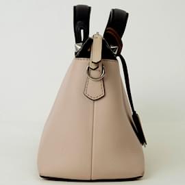 Fendi-Sac Boston en cuir moyen Fendi By The Way-Noir,Rose