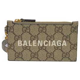 Gucci-Gucci Coin Purse in Beige GG Canvas-Beige