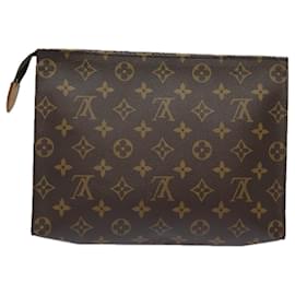 Louis Vuitton-LOUIS VUITTON Monogram Poche Toilette 26 Pouch M47542 LV Auth 81230-Monogram
