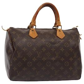 Louis Vuitton-LOUIS VUITTON Monogram Speedy 30 Hand Bag M41526 LV Auth 80461-Monogram