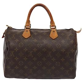 Louis Vuitton-LOUIS VUITTON Monogram Speedy 30 Hand Bag M41526 LV Auth 80461-Monogram