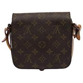 Louis Vuitton-LOUIS VUITTON Monogram Cartouchiere PM Shoulder Bag M51254 LV Auth 80327-Monogram