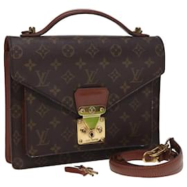 Louis Vuitton-LOUIS VUITTON Monogram Monceau 26 Shoulder Bag M51187 LV Auth 79965-Monogram