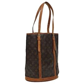 Louis Vuitton-LOUIS VUITTON Monogram Bucket GM Shoulder Bag M42236 LV Auth 81287-Monogram