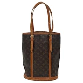Louis Vuitton-LOUIS VUITTON Monogram Bucket GM Shoulder Bag M42236 LV Auth 81287-Monogram