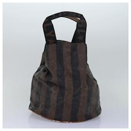 Fendi-Sac à main FENDI Gucci Bamboo GG Canvas Pecan Canvas 2Set Beige Noir Auth ti1766-Noir,Beige