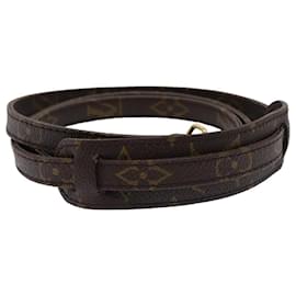 Louis Vuitton-LOUIS VUITTON Monogram Shoulder Strap Vintage 46.9"" LV Auth 81101-Monogram