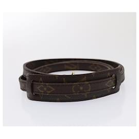 Louis Vuitton-LOUIS VUITTON Monogram Shoulder Strap Vintage 46.9"" LV Auth 81101-Monogram