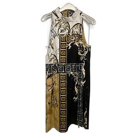 Robe Gianni Versace Beige en Viscose Beige