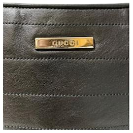 Gucci-GUCCI leather bag Tom Ford age-Black