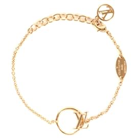 Louis Vuitton-Louis Vuitton Gold Charm Bracelet for Men-Golden