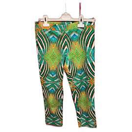 Pantalones Parosh de algodón y elastano Multicolor