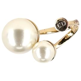Dior-Dior Ultradior Ring in Gold Tone Faux Pearl-White