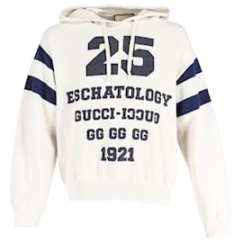 Gucci-Hoodie Gucci 25 Escatologia em algodão branco-Branco,Cru