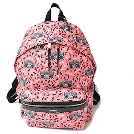 Yves Saint Laurent Canvas Leather Backpack 534967 HPM1F 5563 Pink