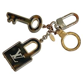 Louis Vuitton-Louis Vuitton Plastic Plated Porte Cles Confidence Charm M65088-Brown