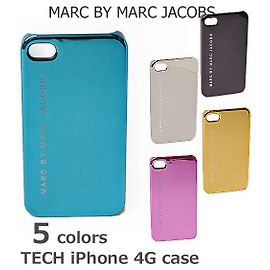 Custodia metallica per iPhone 4 Marc Jacobs M3111625 Argento