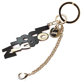 Christian Louboutin Metal Keyring Charm Red