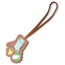 Tod's-Tod's Leather Bag Charm Keychain-Multiple colors