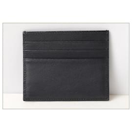Tod's-Tod's Leather Card Case Dark Navy-Blue