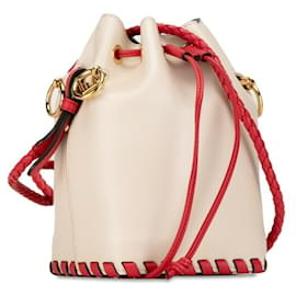 Fendi-FENDI Mon Tresor Shoulder Bag-Red,Beige