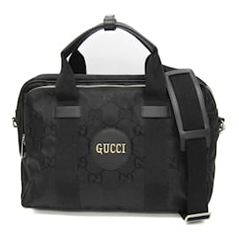 Gucci-Gucci Off The Grid 674299 Men's Nylon Shoulder Bag-Black