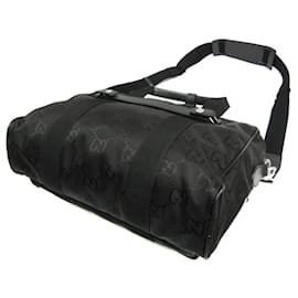 Gucci-Gucci Off The Grid 674299 Men's Nylon Shoulder Bag-Black