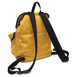 Gucci-Gucci Off The Grid GG Nylon 626160 Men's Backpack-Black,Yellow