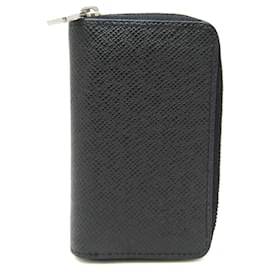 Louis Vuitton-Louis Vuitton Taiga Zippy Coin Purse-Grey