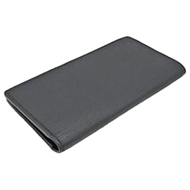 Louis Vuitton-Louis Vuitton LV Aerogram Brazza Wallet NM M69980-Black