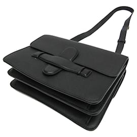 Céline-Bolsa de ombro de couro feminino Celine 176413ZRA-Preto