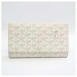 Goyard Varenne 51 Long Bill Wallet White