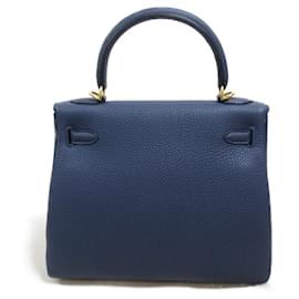 Hermès-Hermès Kelly 25-Navy blue