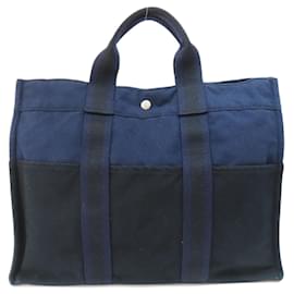 Hermès-Hermès Herline-Navy blue