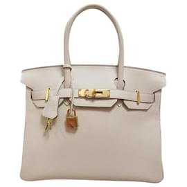 Hermès-Hermès Birkin 30-White