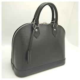 Louis Vuitton-Louis Vuitton Epi Alma Handbag in Noir-Black