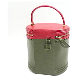 Louis Vuitton-Louis Vuitton Epi Cannes Handbag-Red