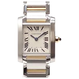 Cartier-Montre à quartz Cartier Tank Francaise SM pour femmes-Autre