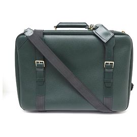 BOLSA DE VIAJE LOUIS VUITTON SATELLITE 55 EN CUERO TAIGA VERDE Verde