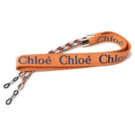 Chloé Chloe Canvas Eyewear Strap Orange/Navy Other