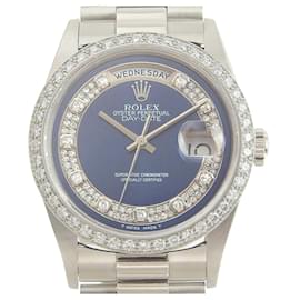 Rolex-Rolex Day-Date Automatic Watch 18346MG-Silvery