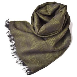 Sciarpa invernale Emporio Armani verde militare Altro