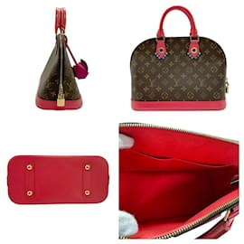 Louis Vuitton-Louis Vuitton Handbag Totem Alma PM-Brown,Pink