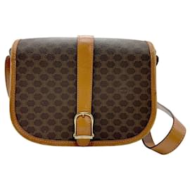 Céline-Bolsa de Ombro Celine Brown-Marrom