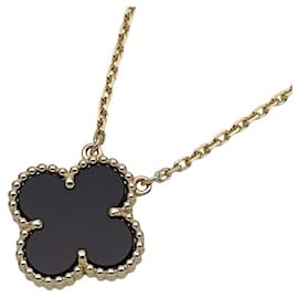 Van Cleef & Arpels-Collier Alhambra de Van Cleef & Arpels-Noir,Doré