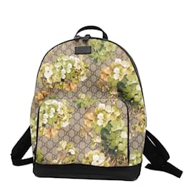 Gucci-Gucci GG Blooms Women's Backpack-Brown,Black,Green