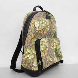 Gucci-Gucci GG Blooms Women's Backpack-Brown,Black,Green