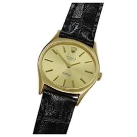 Rolex-Relógio de pulso feminino Rolex Cellini 3802-Preto