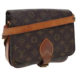 Louis Vuitton-LOUIS VUITTON Monogram Cartouchiere MM Shoulder Bag M51253 LV Auth 79954-Monogram